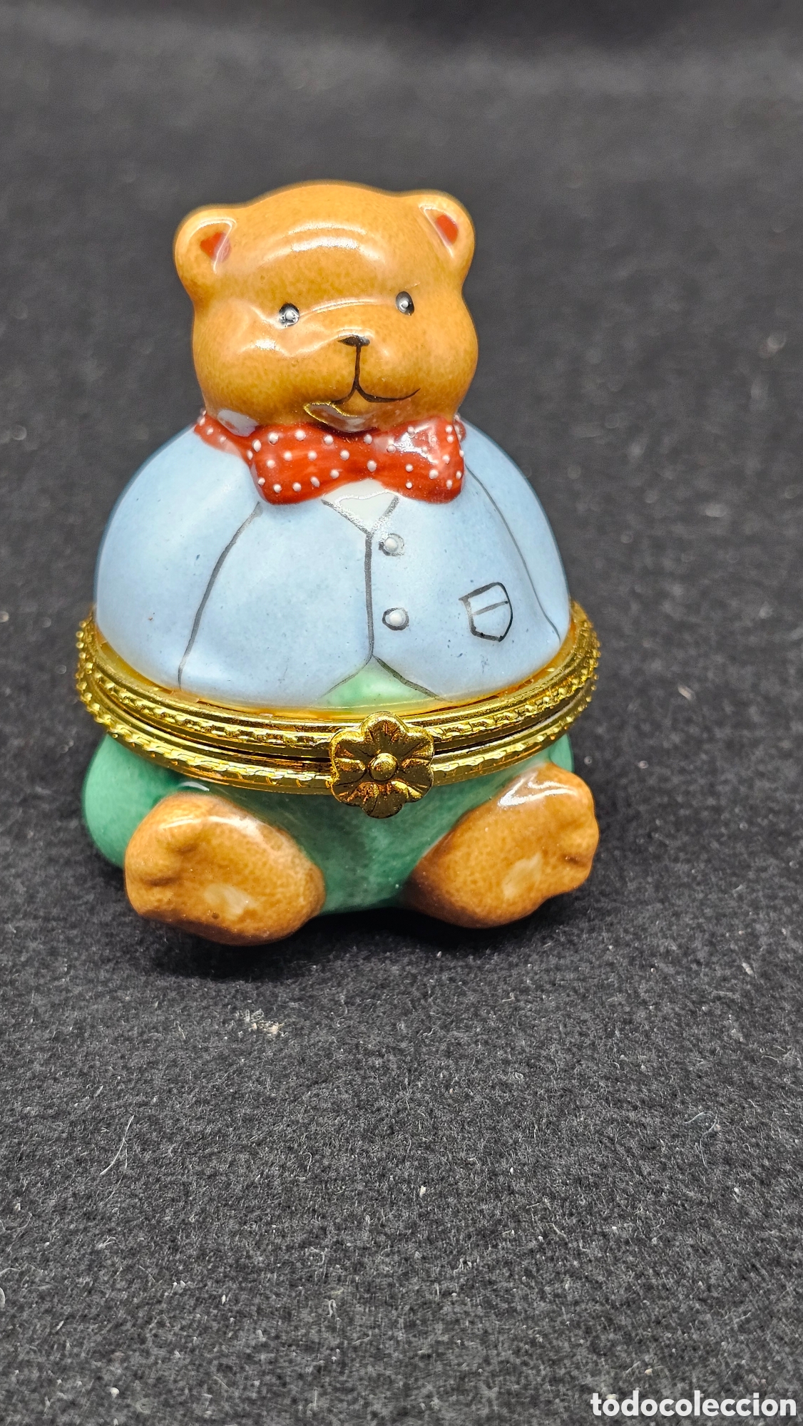Antiques: Cajita de porcelana de colecci&oacute;n