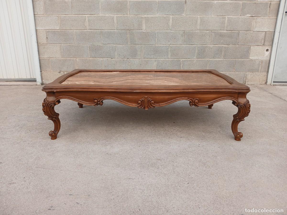 Antig&uuml;edades: Mesa baja estilo Luis XV 150 cm.