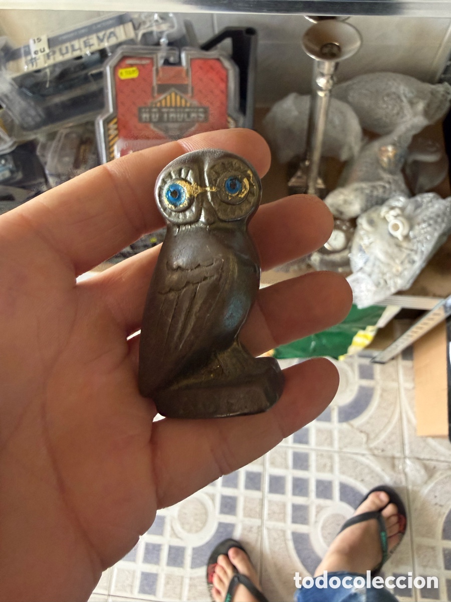 Antig&uuml;edades: Bonito lote de b&uacute;hos, distintos materiales - Foto 7