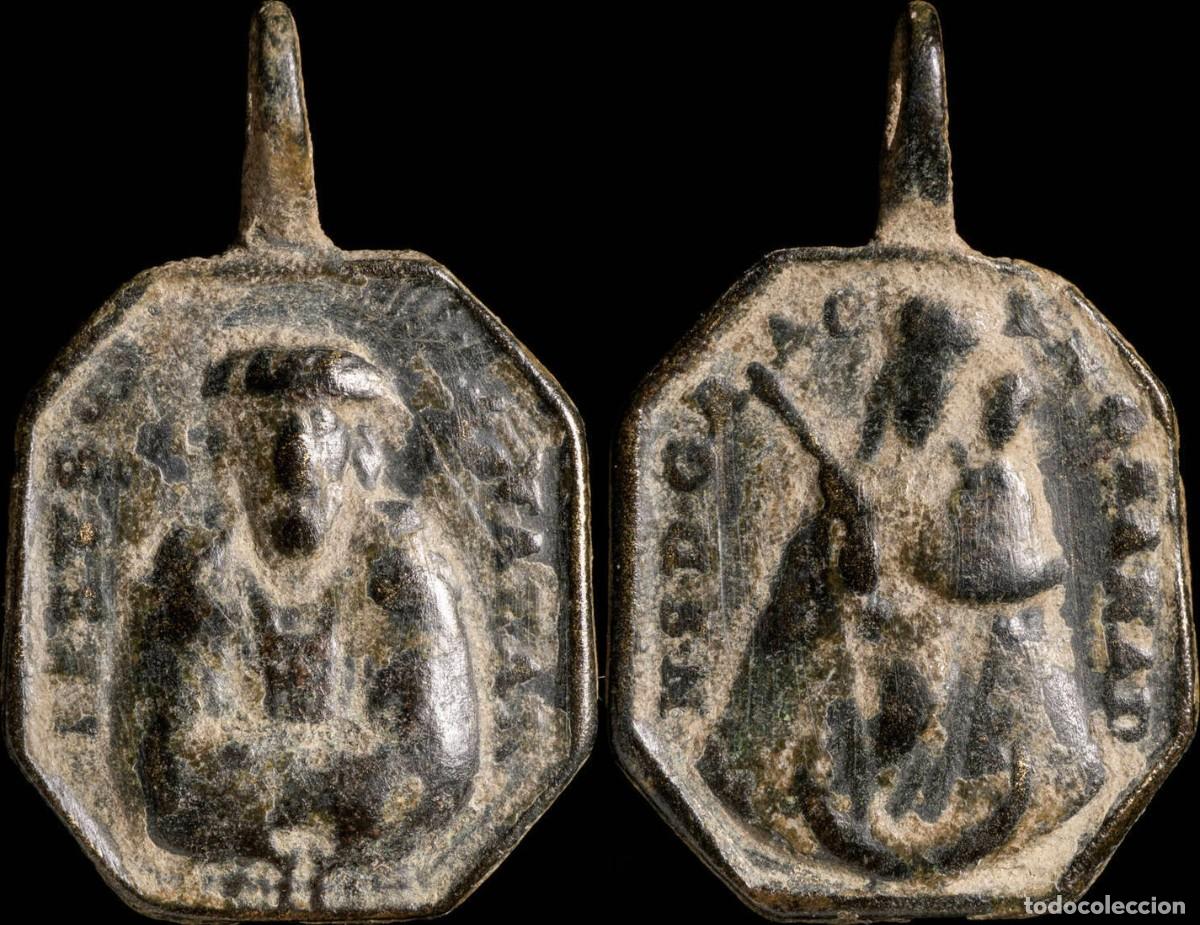 Antig&uuml;edades: Religious Medal XVI-XVII centuries, Nazareno / V. Granada - 29x19 mm