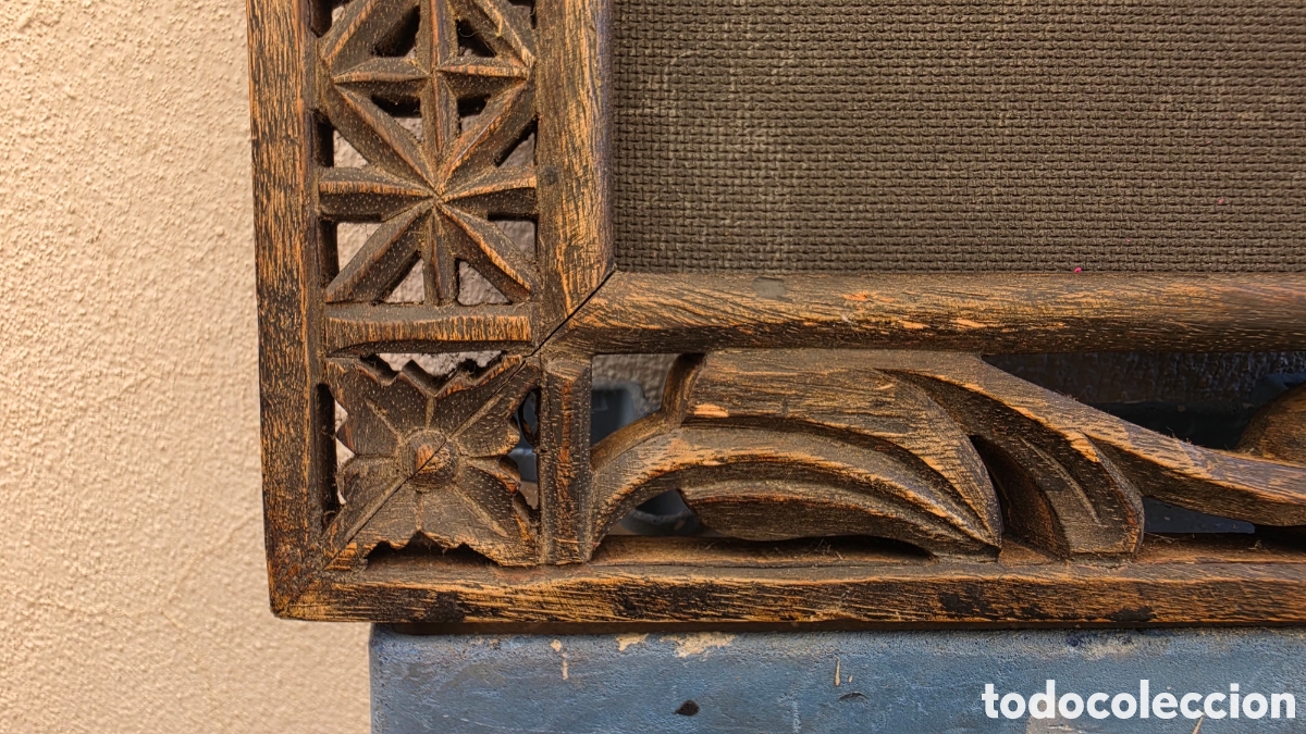 Antig&uuml;edades: Portafotos de madera - Foto 5