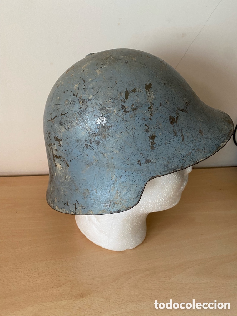 Antig&uuml;edades: Casco trubia 38 Aza&ntilde;a Guerra Civil Original