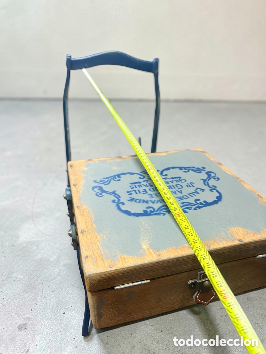 Antig&uuml;edades: Antiguo costurero de pie de acorde&oacute;n - Foto 7