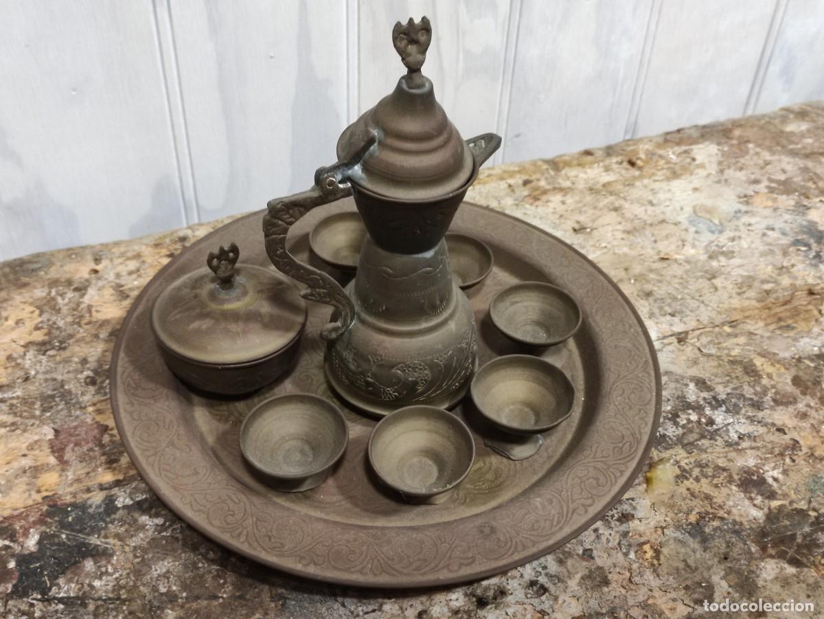 Antig&uuml;edades: Juego de t&eacute; &Aacute;rabe antiguo - Foto 2