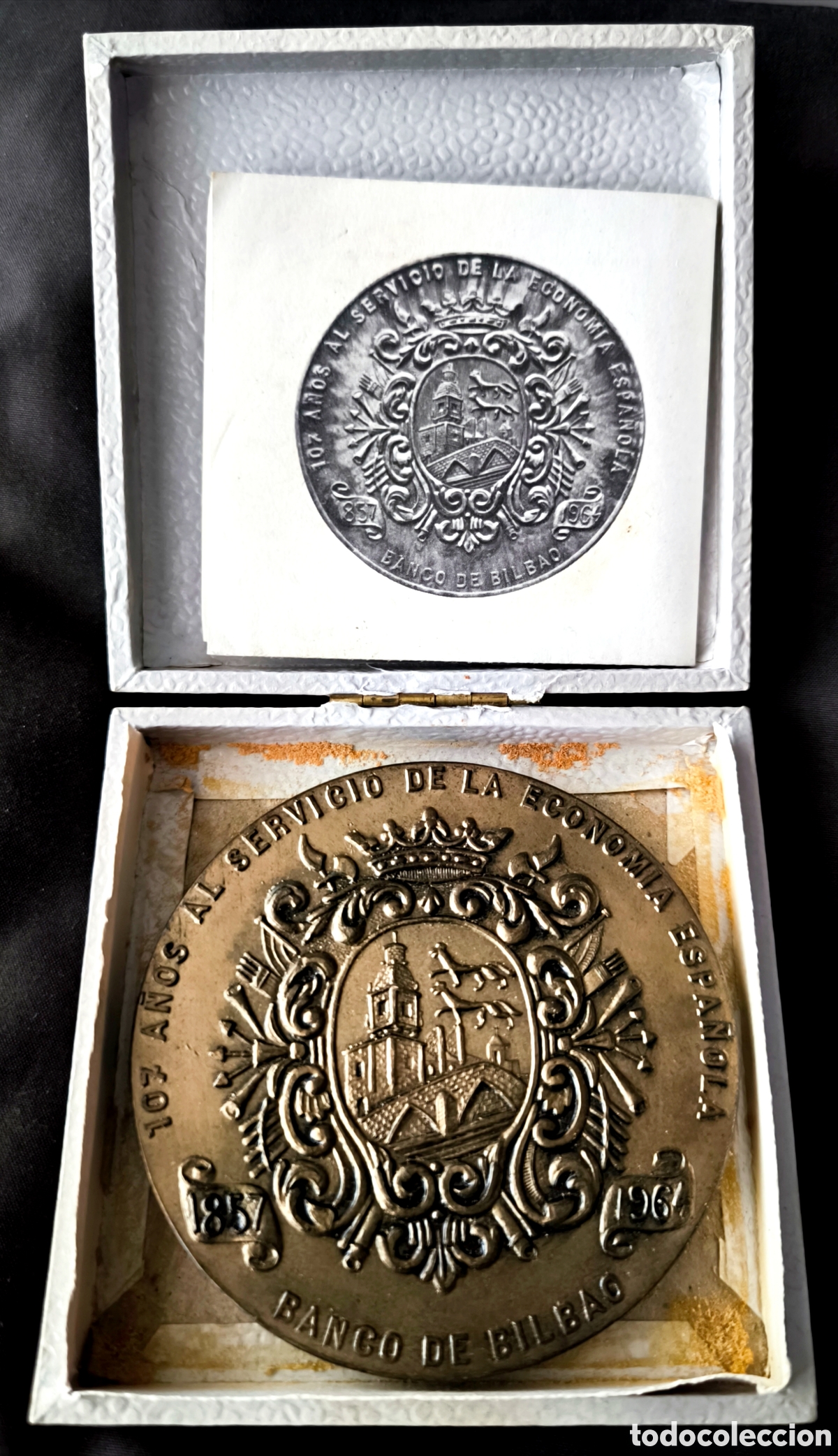 Antig&uuml;edades: MEDALLA DEL BANCO DE BILBAO 1964 - Foto 2