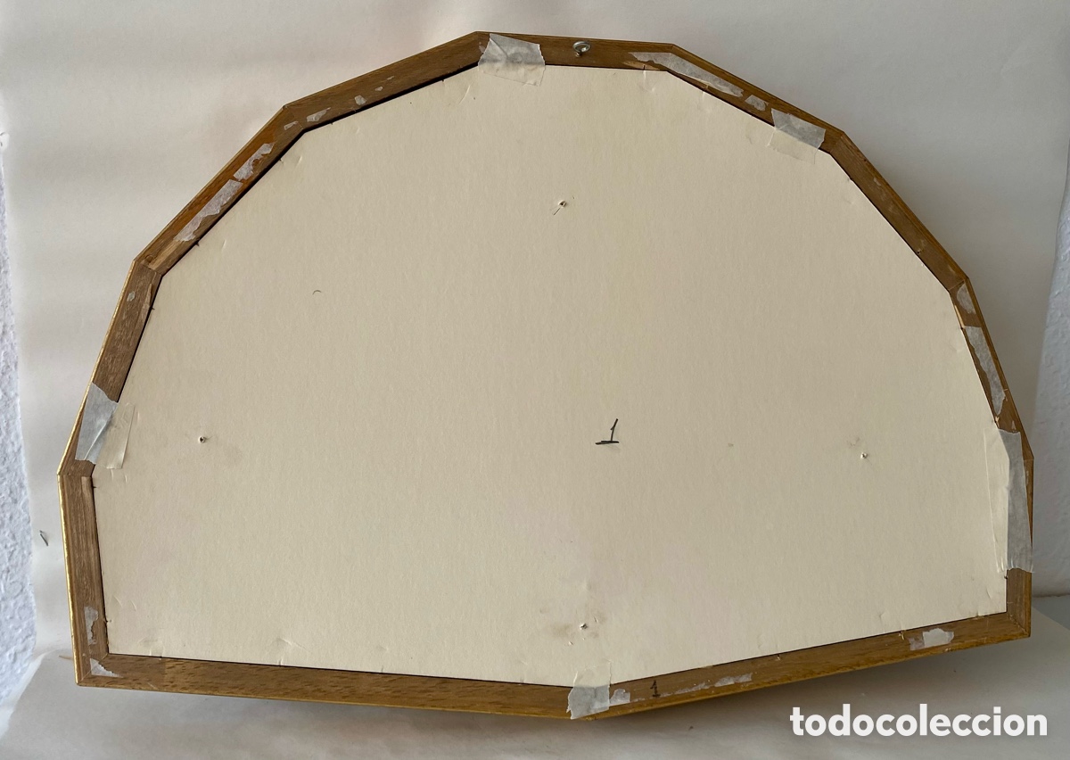 Antig&uuml;edades: Abaniquera de madera dorada - Foto 4