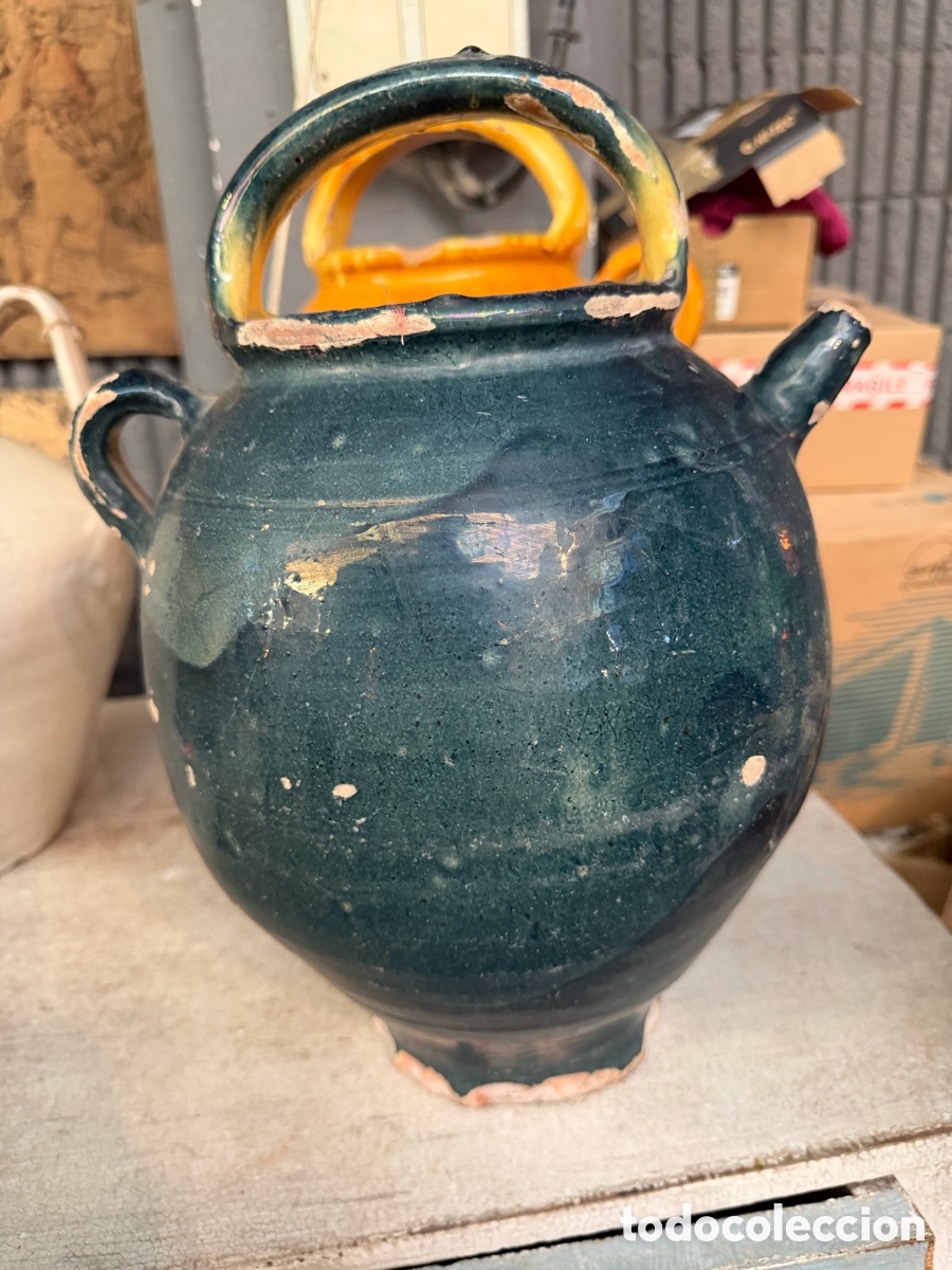 Antig&uuml;edades: C&aacute;ntaro pirenaico landas Navarra Francia Ceramica