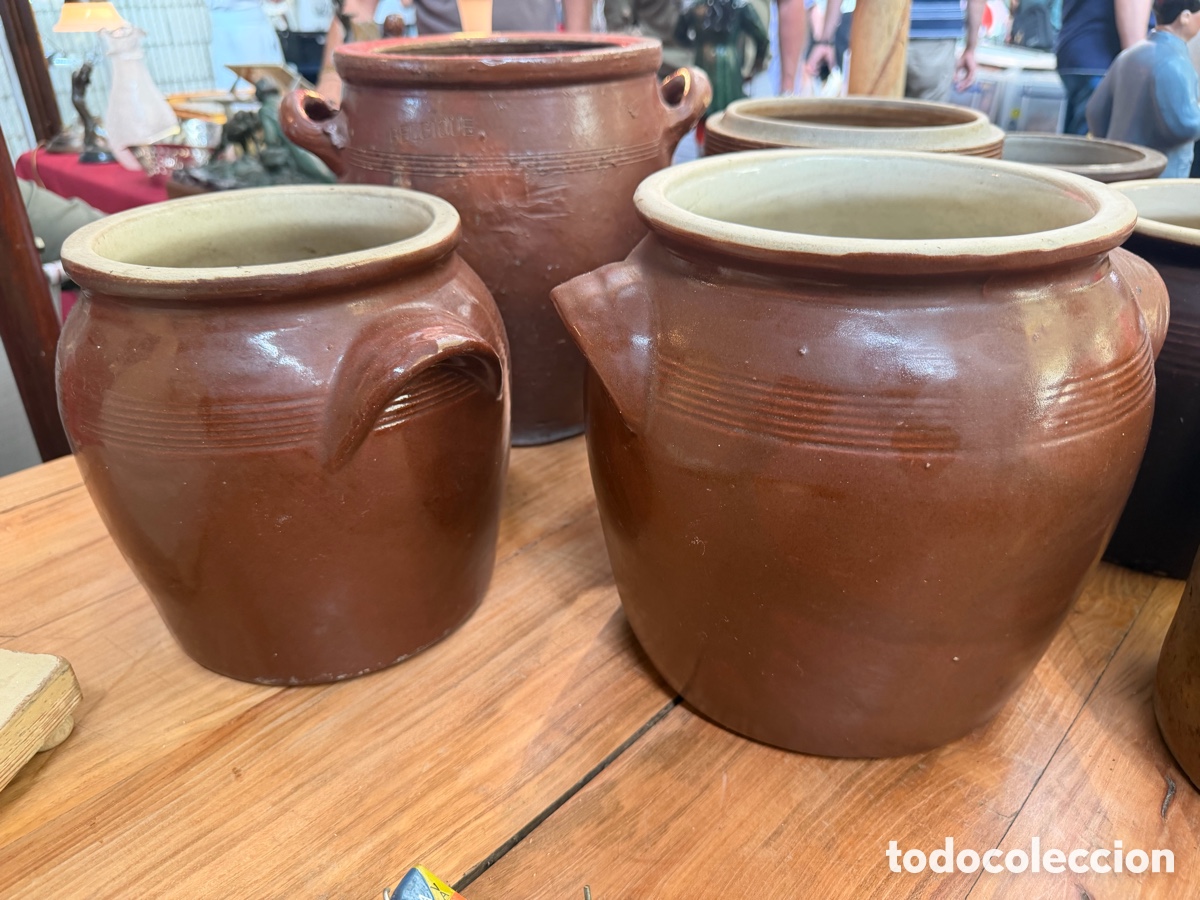 Antig&uuml;edades: Grandes Ollas Confit o Jardineras de Cer&aacute;mica francesa