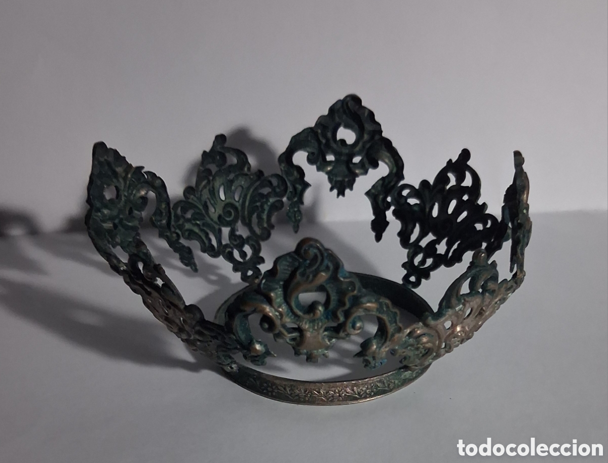 Antig&uuml;edades: Corona antigua para imagen religiosa