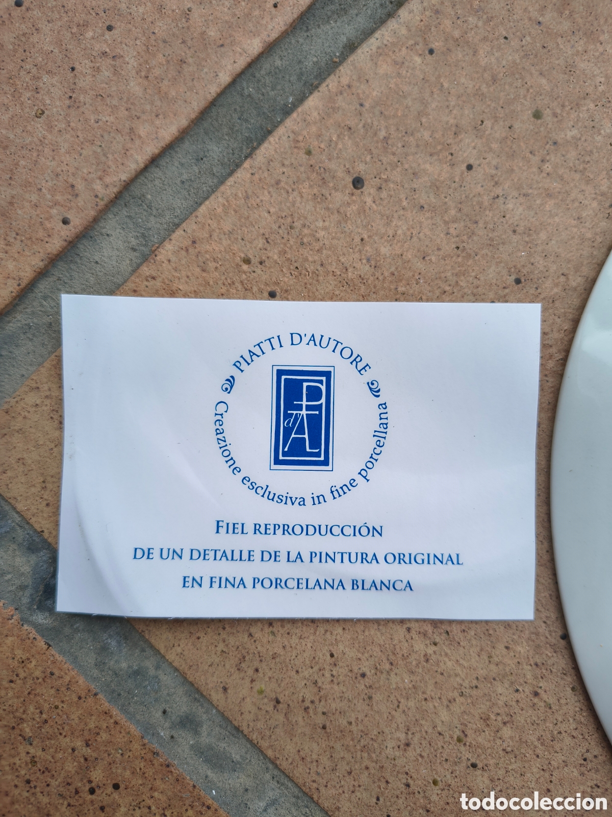 Antig&uuml;edades: Plato de porcelana. Van Gogh - Foto 3
