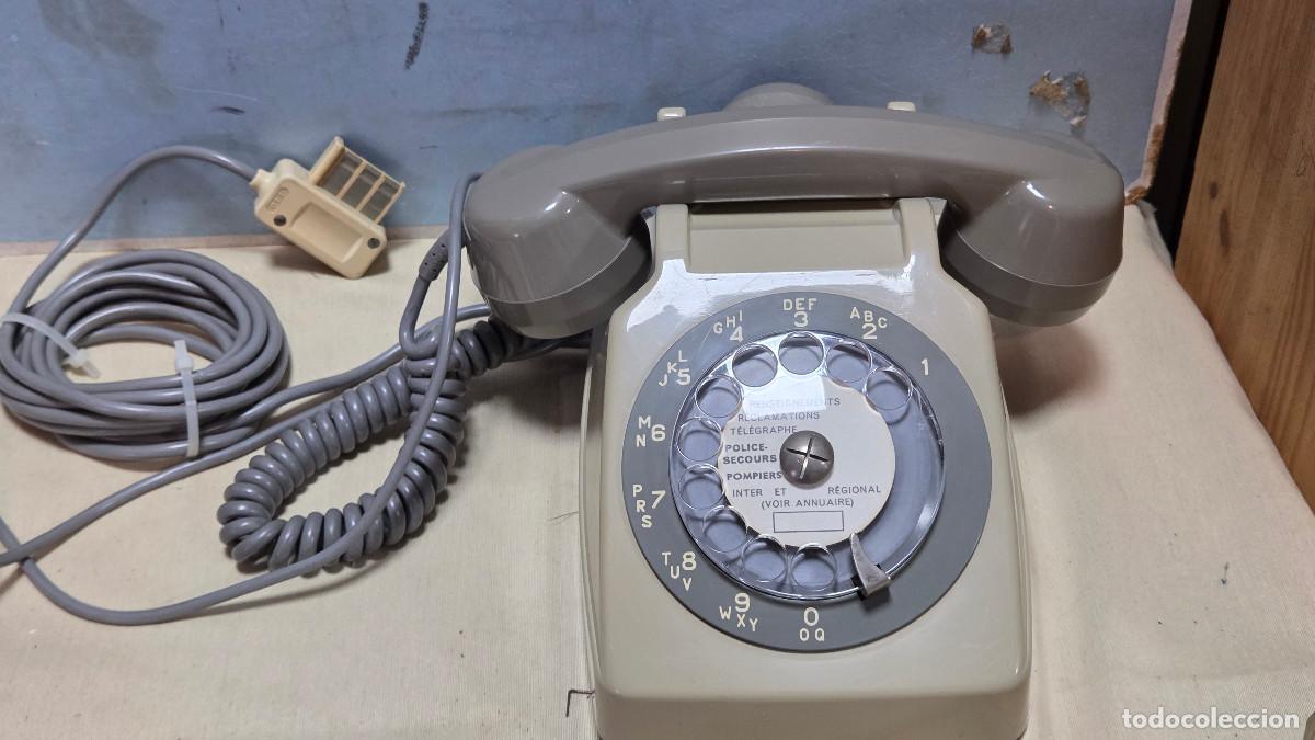 Antig&uuml;edades: telefono vintage color gris