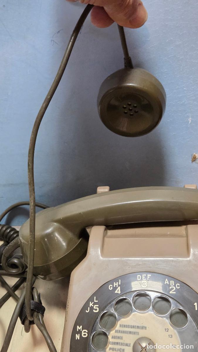 Antig&uuml;edades: telefono gris oscuro vintage - Foto 5