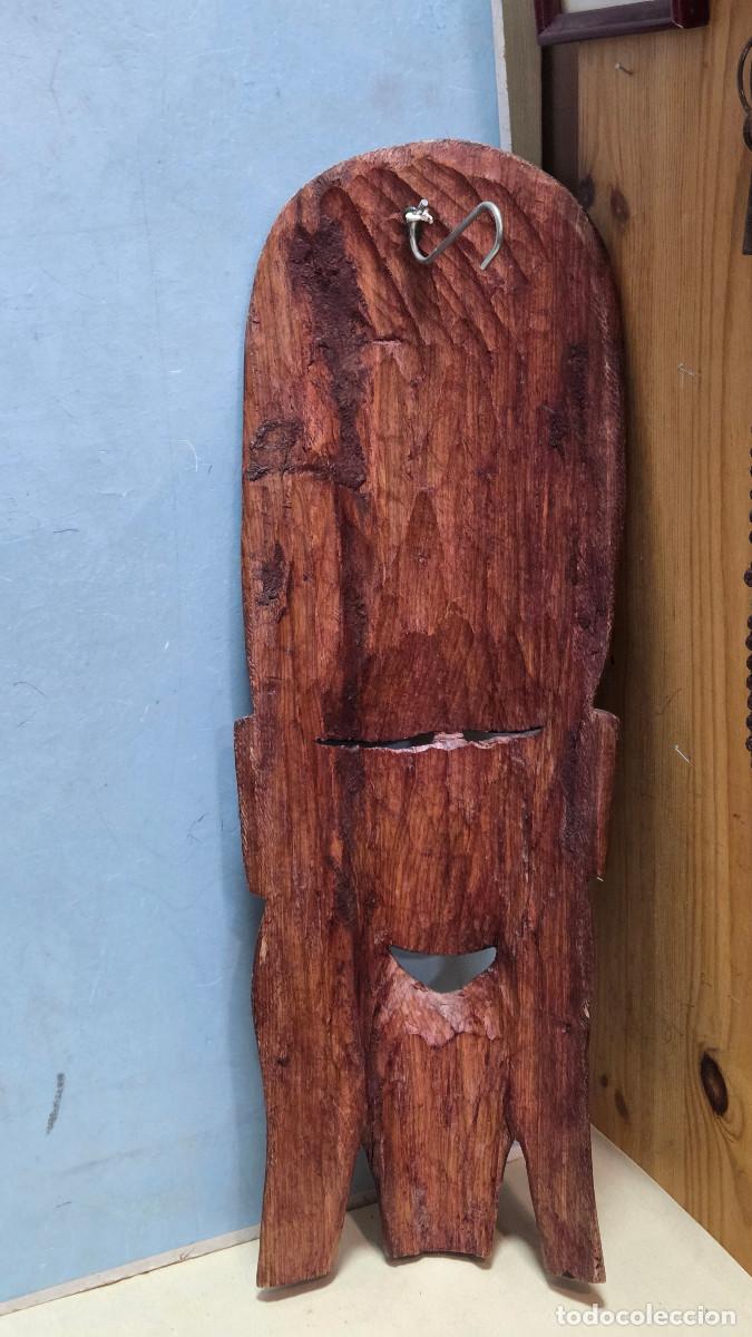 Antig&uuml;edades: careta de madera africana - Foto 6