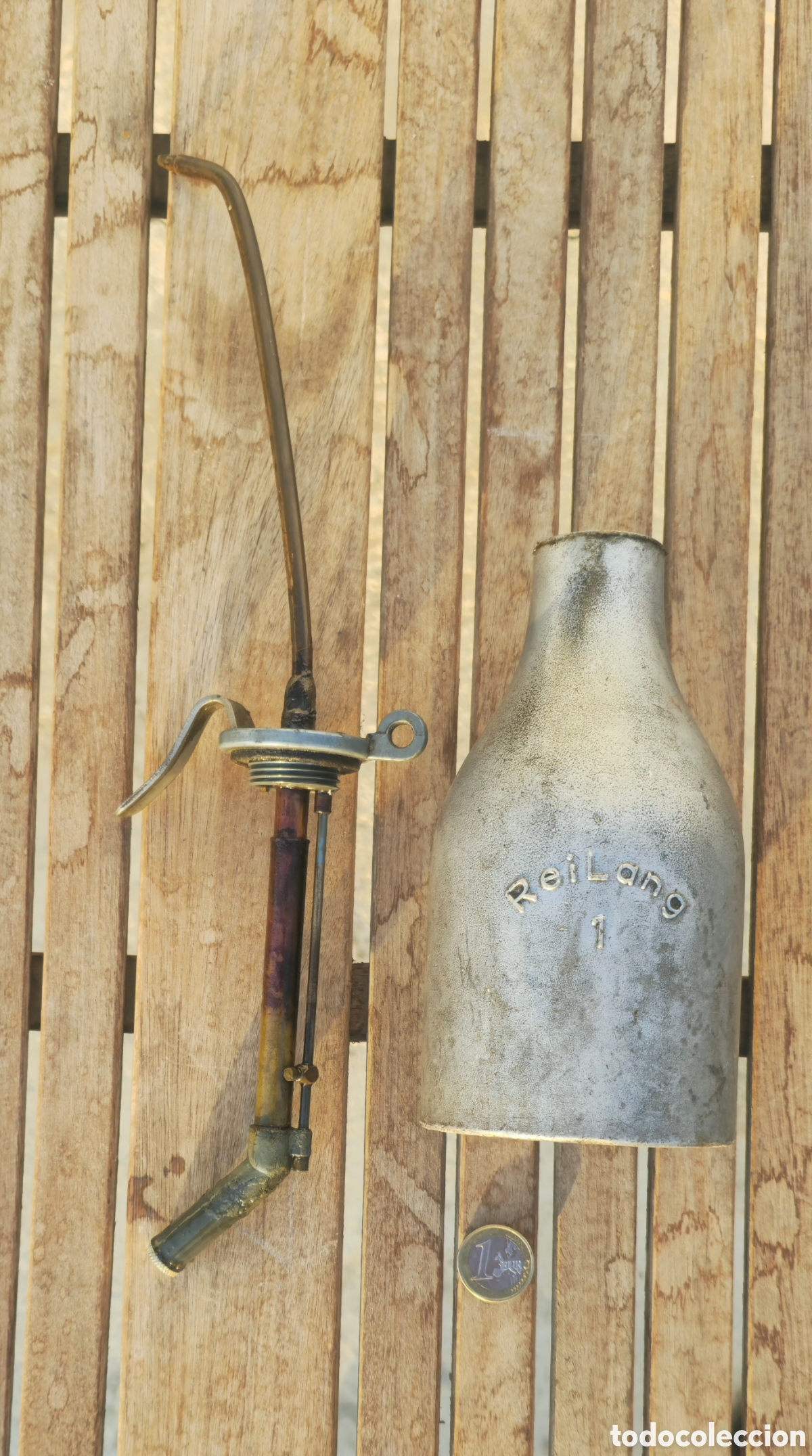 Antig&uuml;edades: Aceitera vintage Reilang 1 - Foto 2