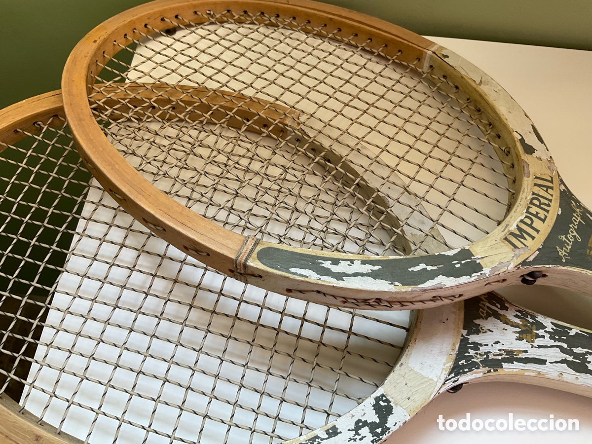 Antig&uuml;edades: Raquetas b&aacute;dminton vintage - Foto 2