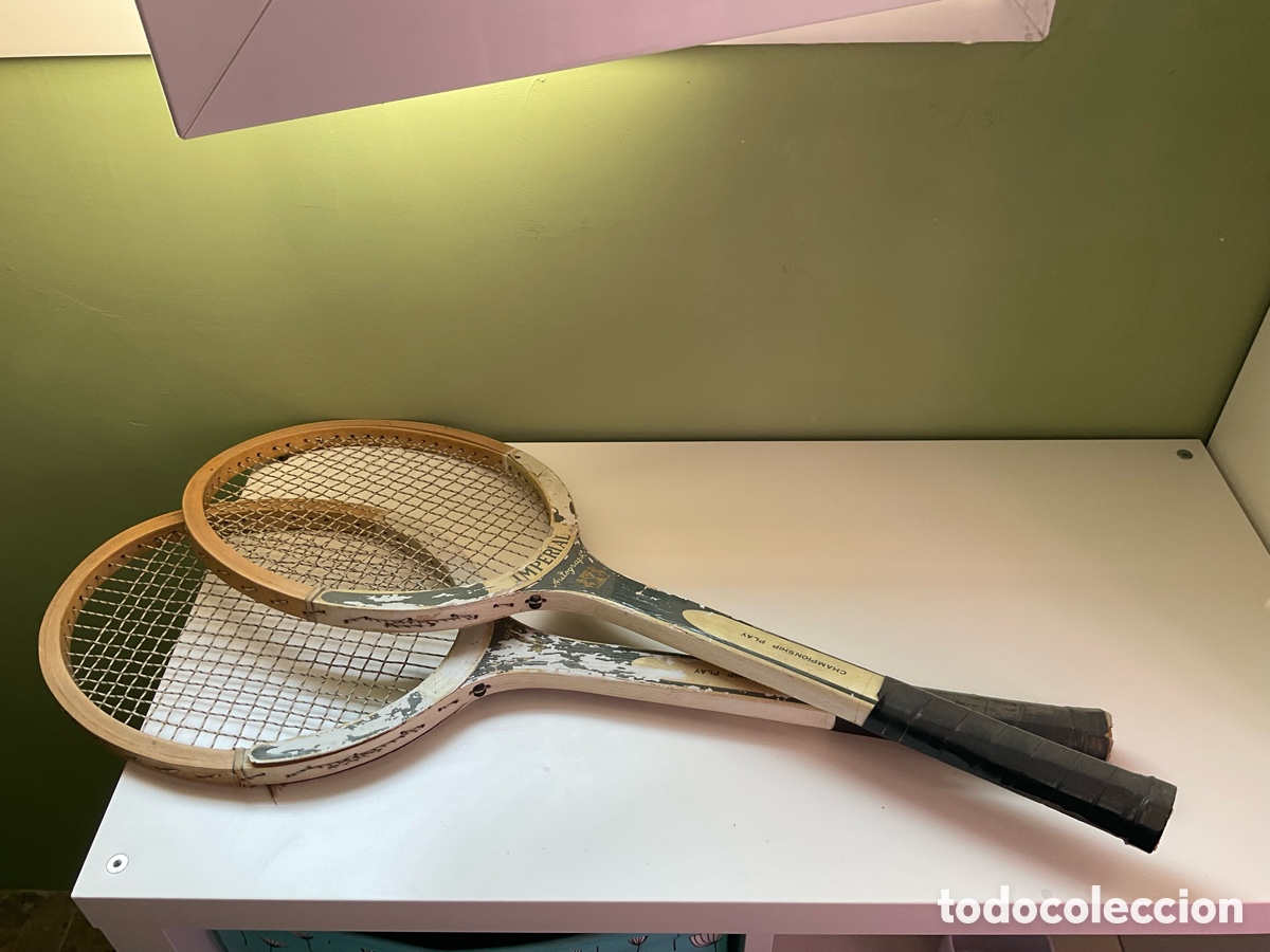 Antig&uuml;edades: Raquetas b&aacute;dminton vintage - Foto 4