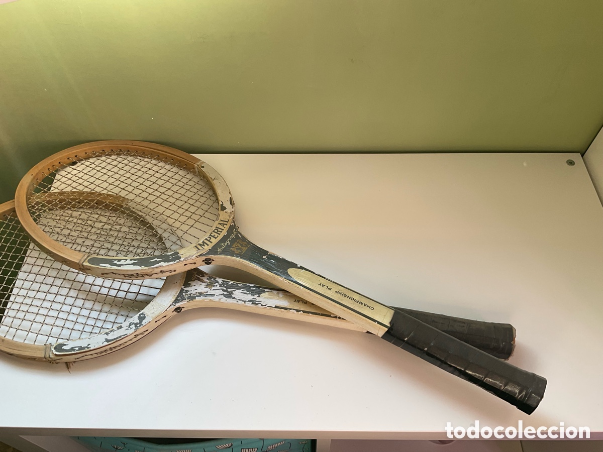 Antig&uuml;edades: Raquetas b&aacute;dminton vintage - Foto 6