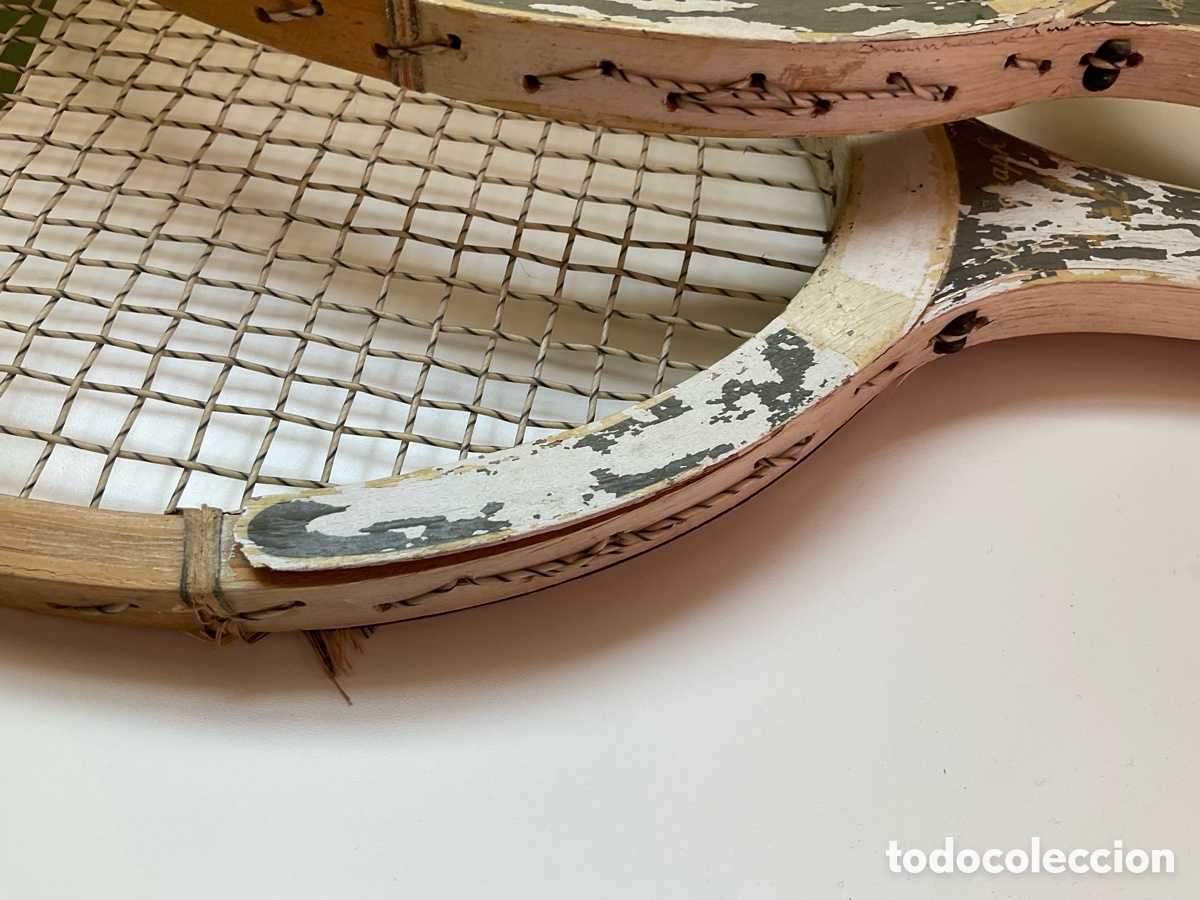 Antig&uuml;edades: Raquetas b&aacute;dminton vintage - Foto 7