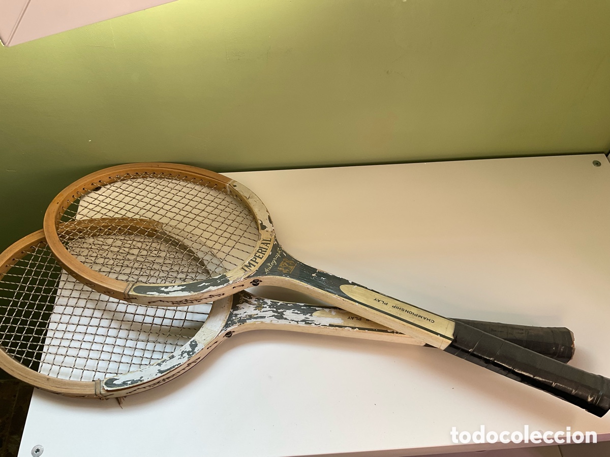 Antig&uuml;edades: Raquetas b&aacute;dminton vintage - Foto 8