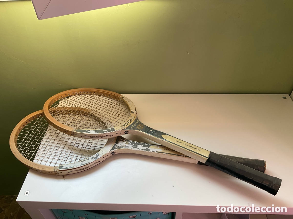 Antig&uuml;edades: Raquetas b&aacute;dminton vintage - Foto 11