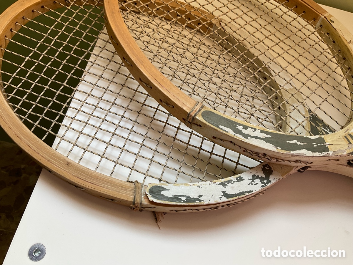 Antig&uuml;edades: Raquetas b&aacute;dminton vintage - Foto 13