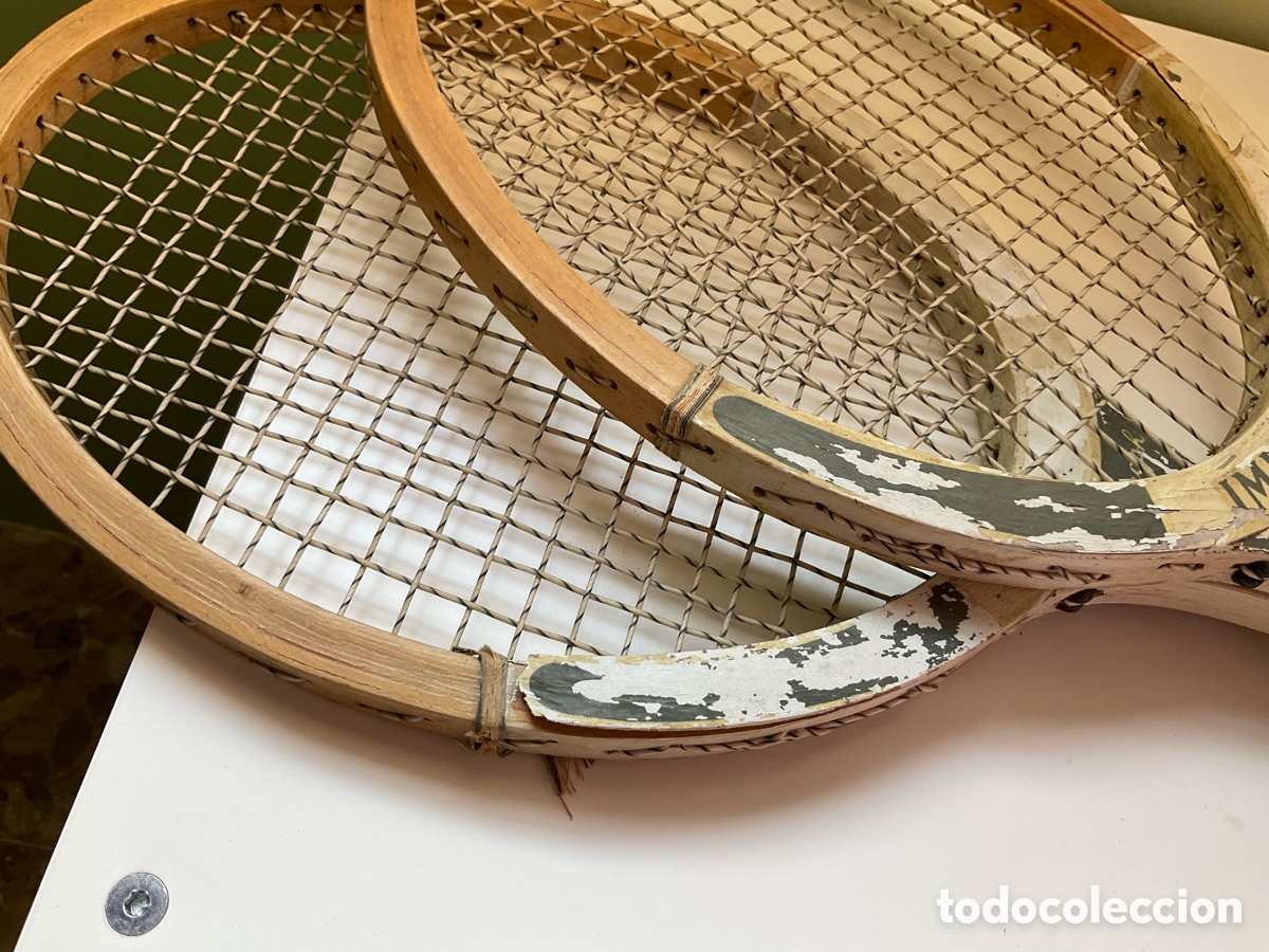Antig&uuml;edades: Raquetas b&aacute;dminton vintage - Foto 14