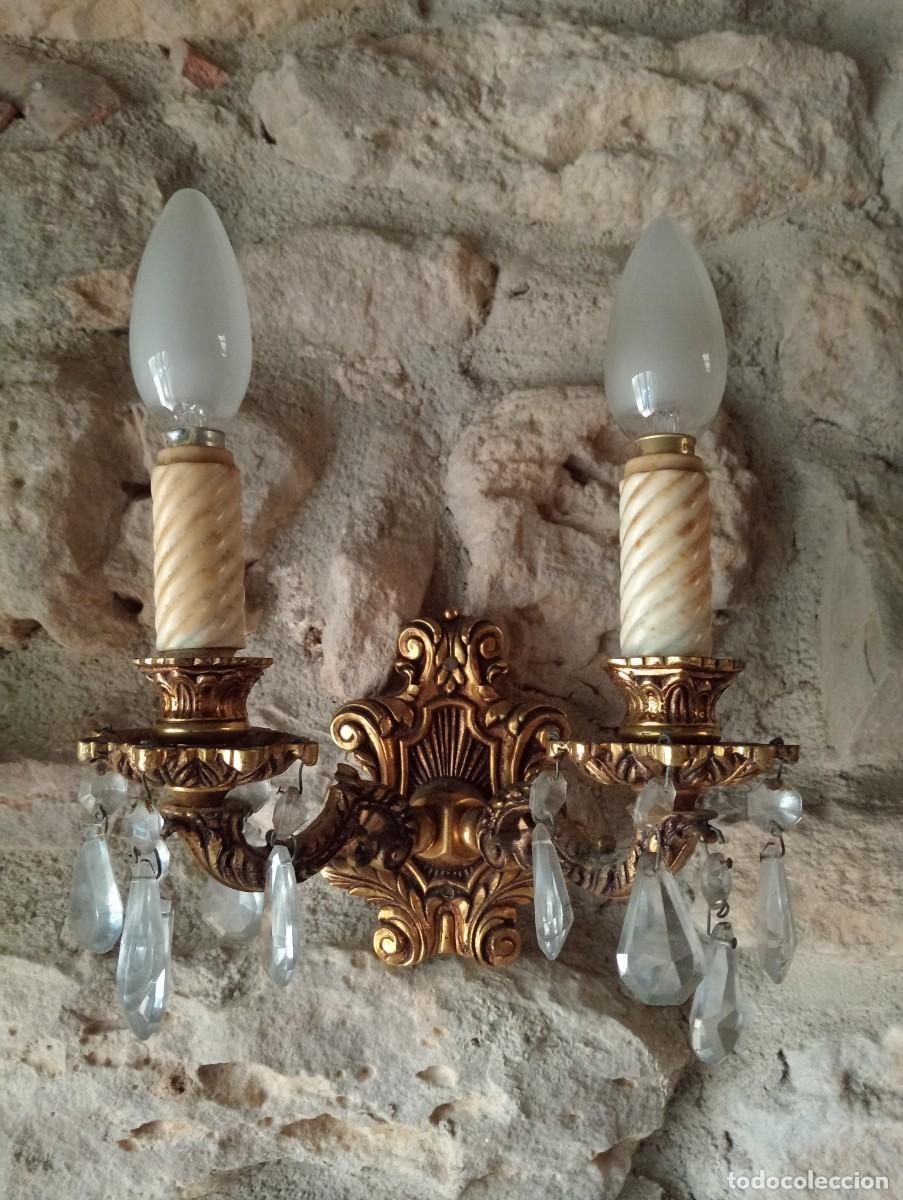 Antig&uuml;edades: APLIQUES DE BRONCE Y LAGRIMAS - Foto 4