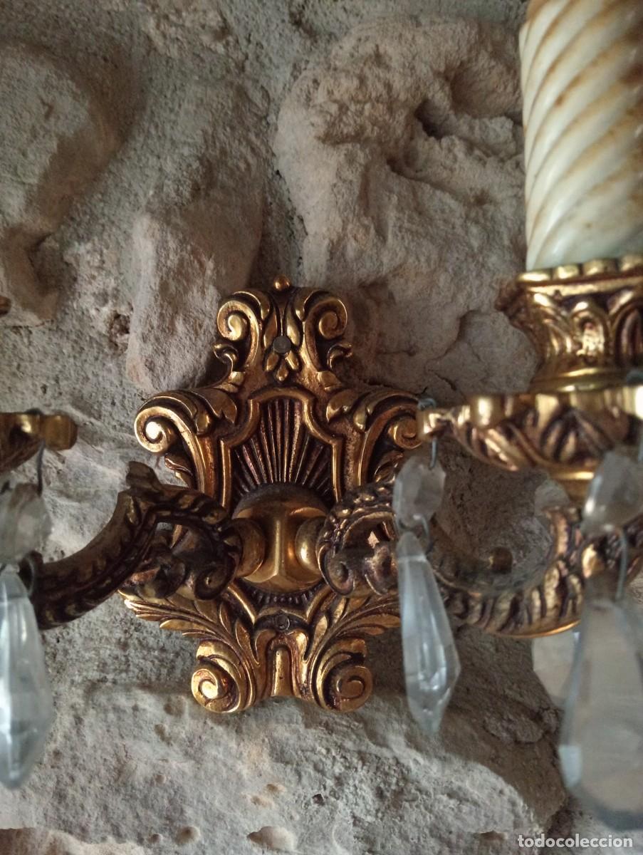 Antig&uuml;edades: APLIQUES DE BRONCE Y LAGRIMAS - Foto 5