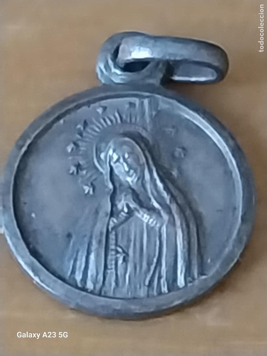 Antig&uuml;edades: MEDALLA CREO VIRGEN DE LA SOLEDAD ANTIGUA 1.15CMS ORIGINAL