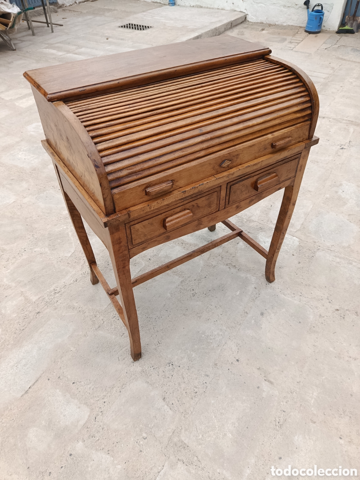 Antig&uuml;edades: Escrito de madera antig&uuml;o - Foto 2