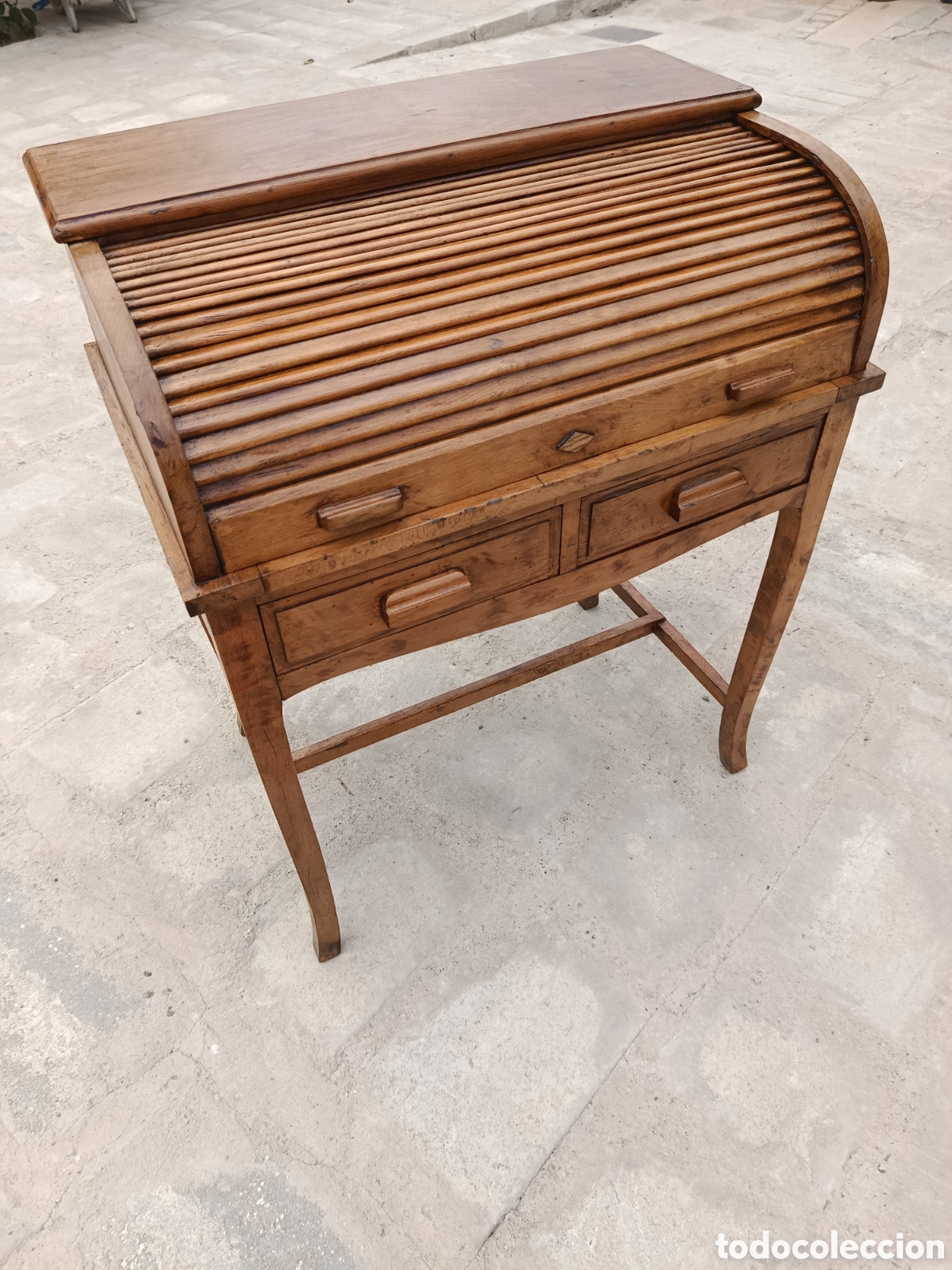 Antig&uuml;edades: Escrito de madera antig&uuml;o - Foto 4