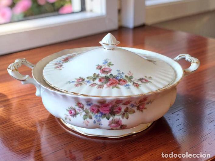 Antig&uuml;edades: Legumbrera Royal Albert Moss Rose Descatalogada