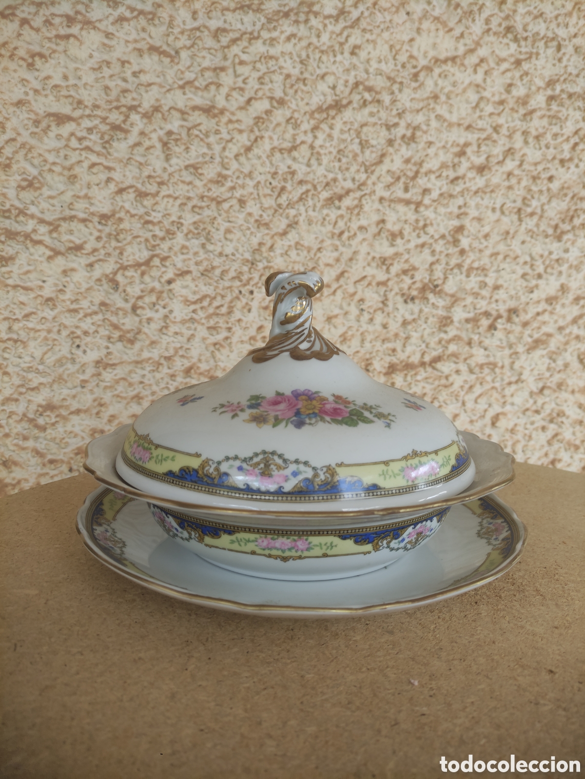 Antig&uuml;edades: En venta elegante conjunto vintage de porcelana fina de la prestigiosa firma italiana Depos Porzella