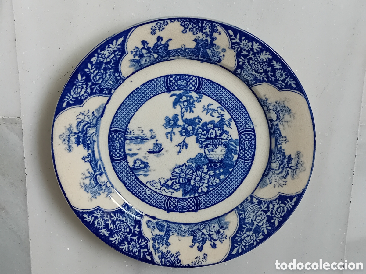 Antig&uuml;edades: PLATO CHINA OPACA SAN JUAN DE AZNALFARACHE