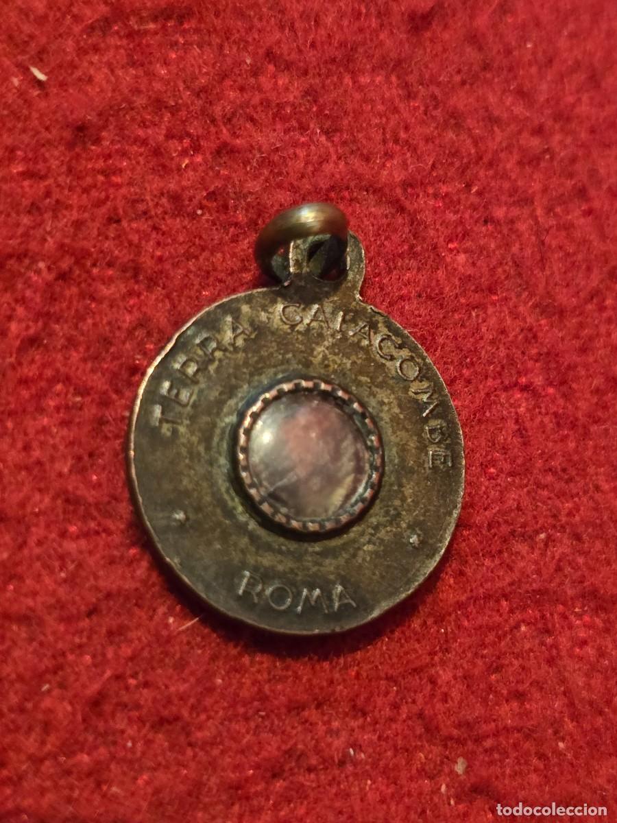 Antig&uuml;edades: Medalla reliquario TERRA CATACOMBE ROMA