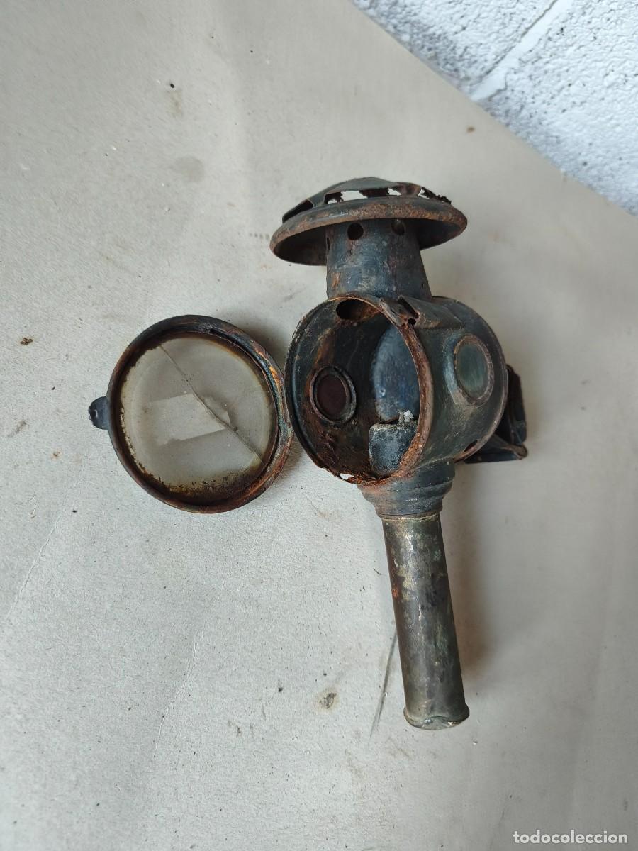 Antig&uuml;edades: FAROL ANTIGUO DE CARRUAJE