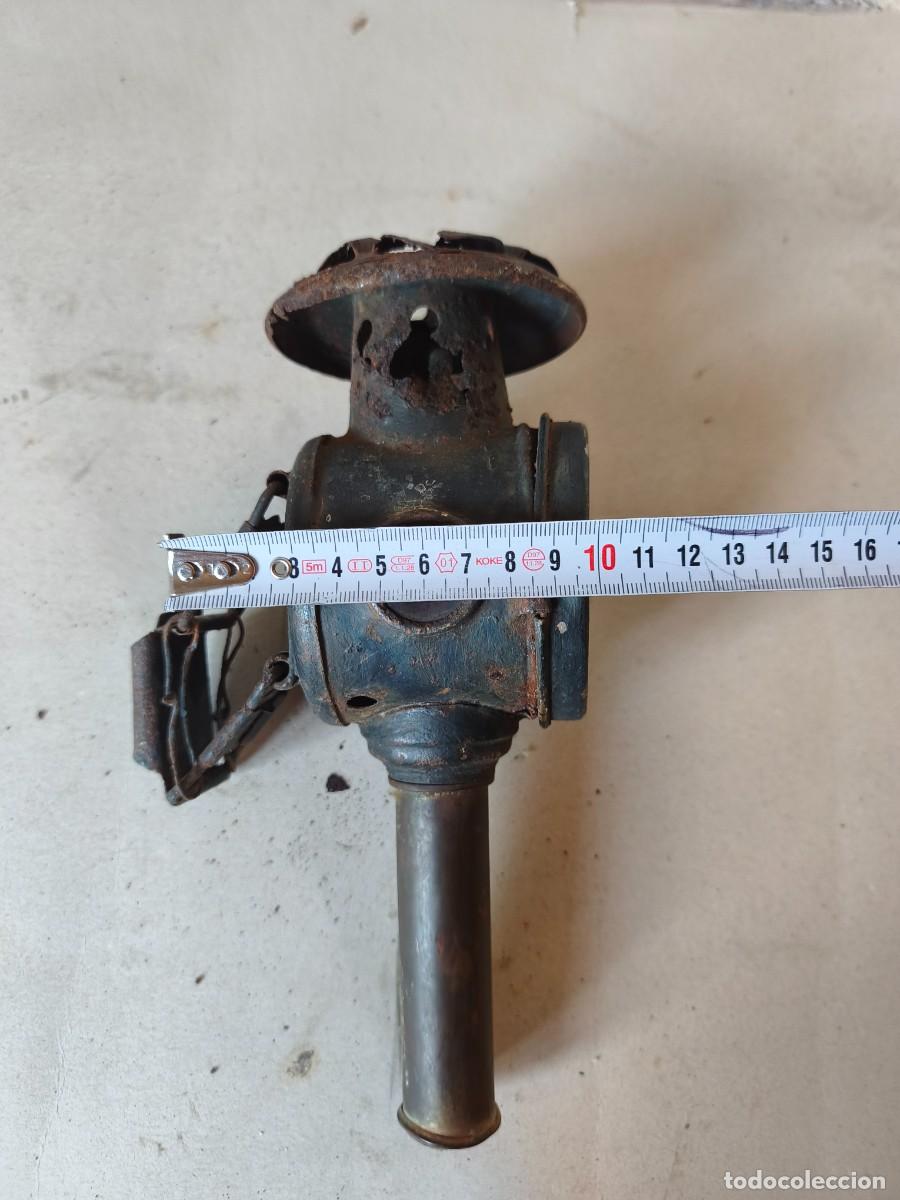 Antig&uuml;edades: FAROL ANTIGUO DE CARRUAJE - Foto 2