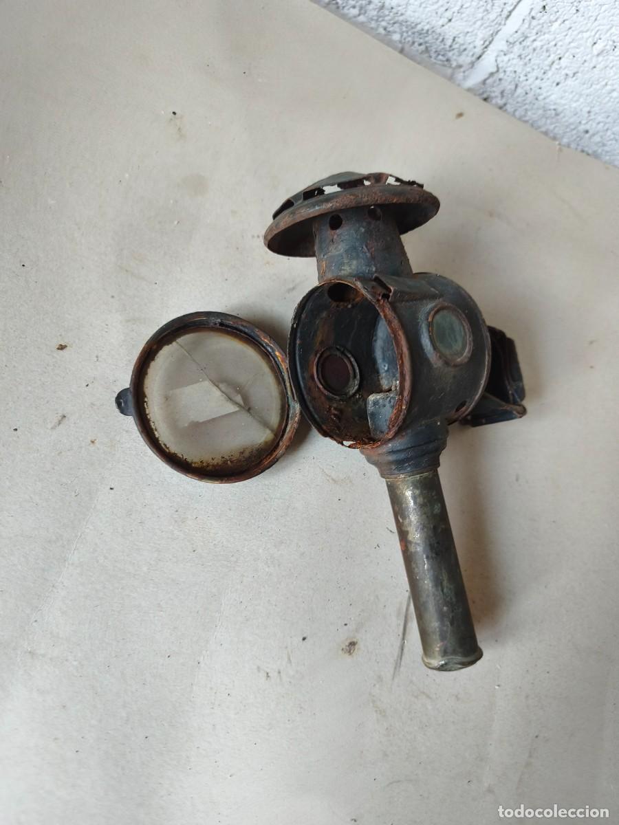 Antig&uuml;edades: FAROL ANTIGUO DE CARRUAJE - Foto 8