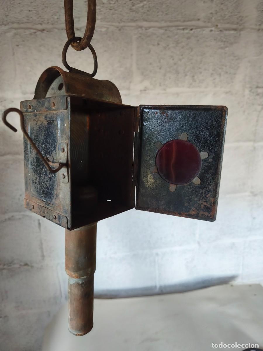 Antig&uuml;edades: FAROL DE CARRUAJE ANTIGUO