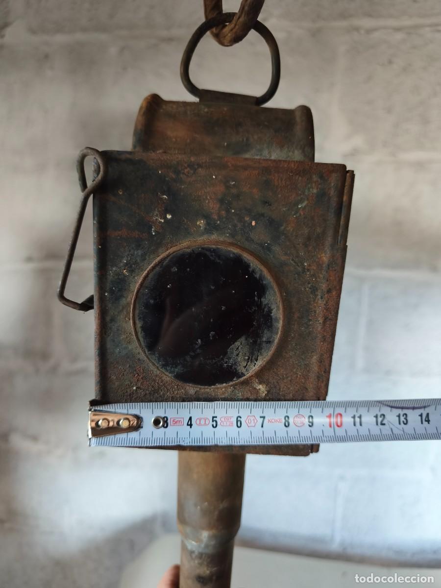 Antig&uuml;edades: FAROL DE CARRUAJE ANTIGUO - Foto 6