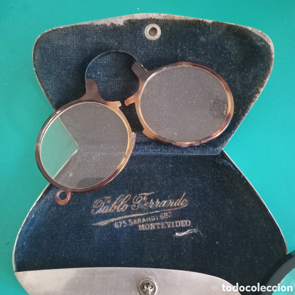 Antig&uuml;edades: ANTIGUOS ANTEOJOS EN ESTUCHE ORIGINAL