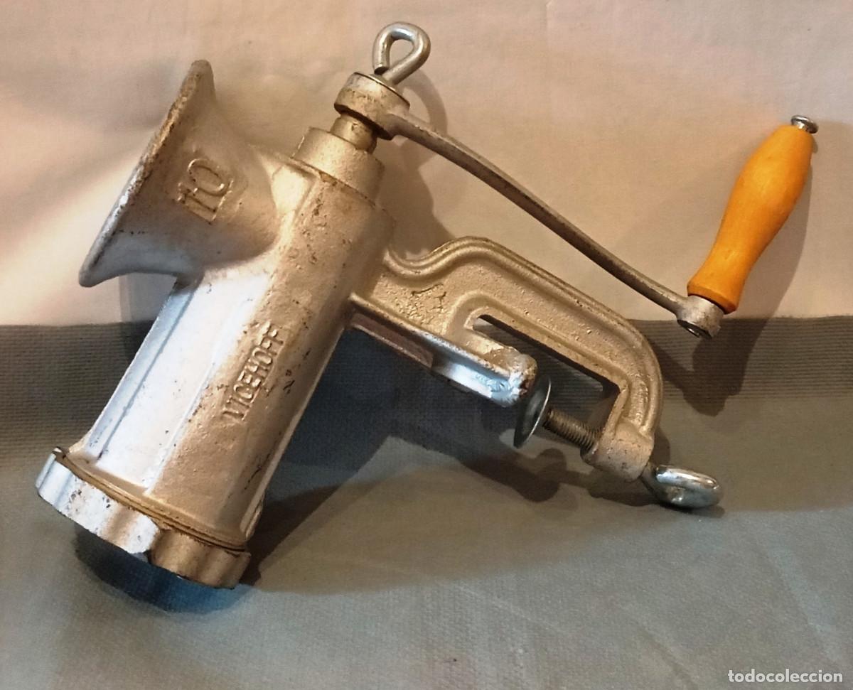 Antig&uuml;edades: Picadora Manual Carne Kinghoff N.10 - Foto 2