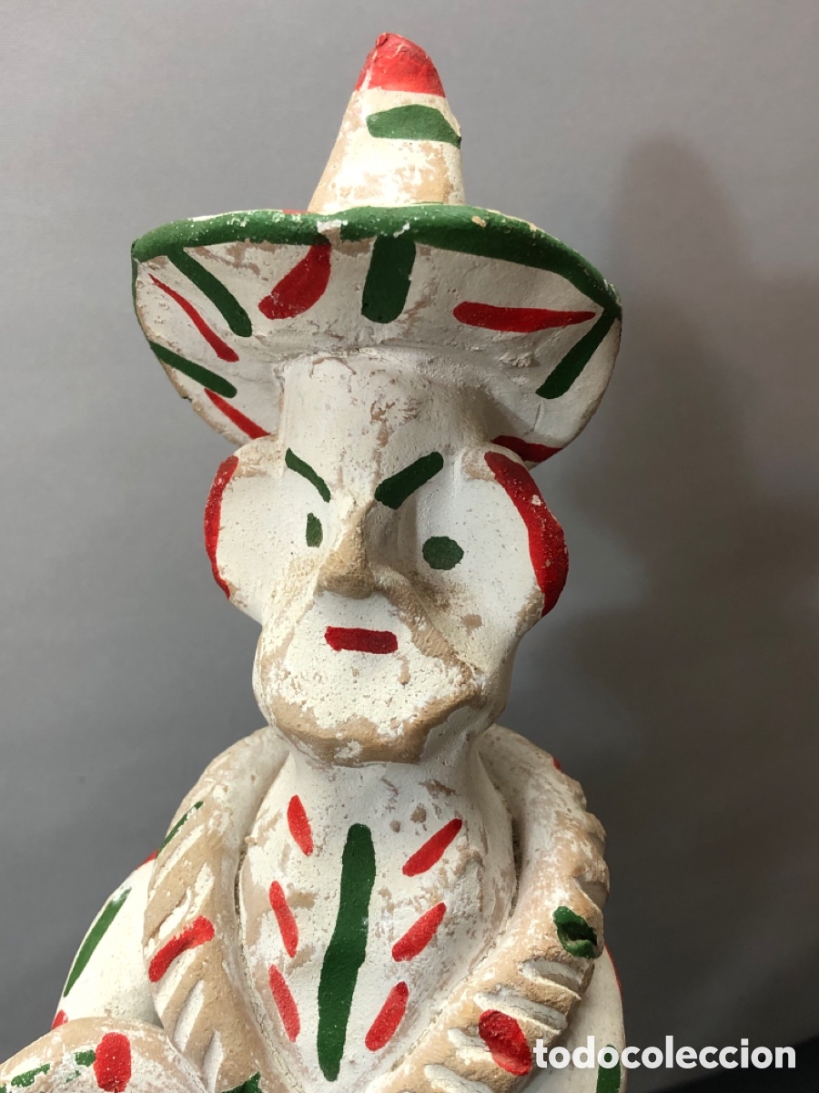 Antig&uuml;edades: Antiguo gran Siurell Mallorqu&iacute;n&bull; 25 cm &bull; silbato pito &bull; cer&aacute;mica balear