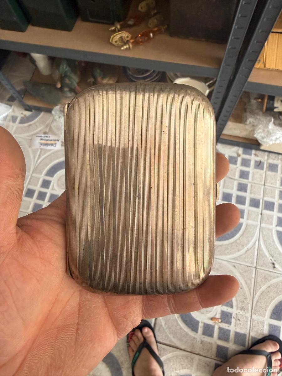 Antig&uuml;edades: Bonita pitillera plata 0,800