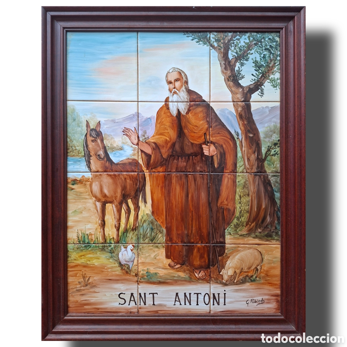 Antig&uuml;edades: Retablo cer&aacute;mico antiguo