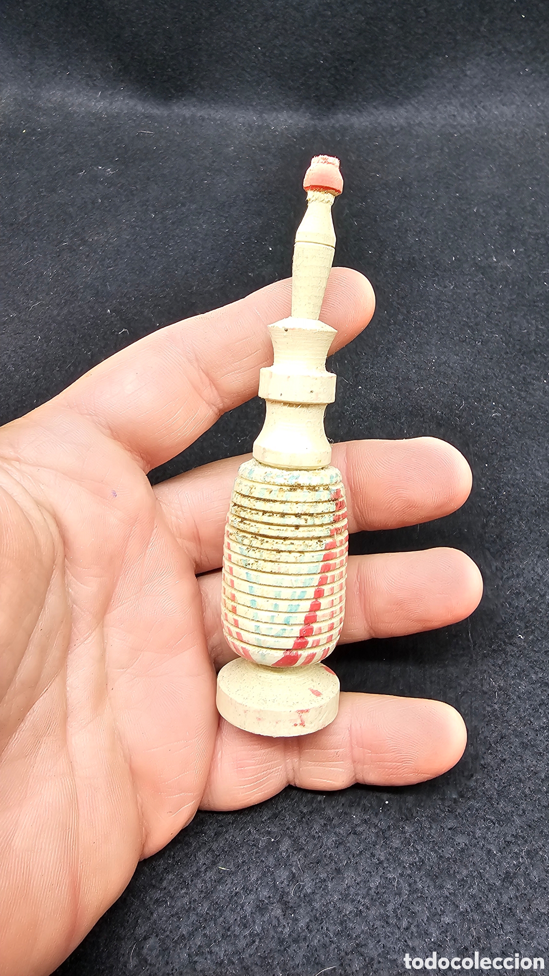 Antig&uuml;edades: aplicador tradicional de madera para kohl (tambi&eacute;n conocido como surma o kajal),