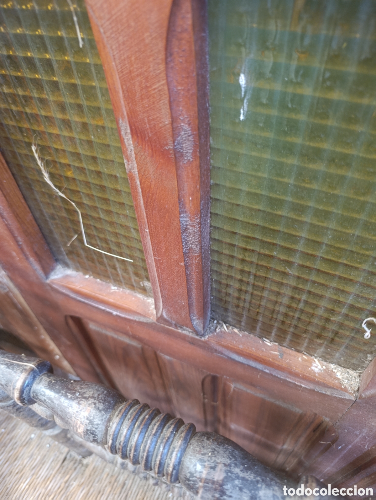 Antig&uuml;edades: Puerta interior con cristales 93x 2.01m - Foto 4