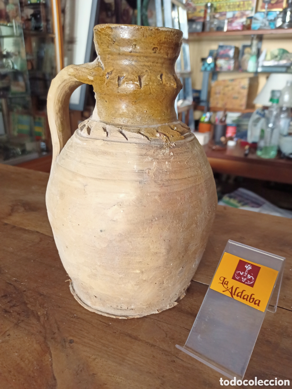 Antig&uuml;edades: C&aacute;ntaro de Tiedra (Valladolid). Cer&aacute;mica extinta
