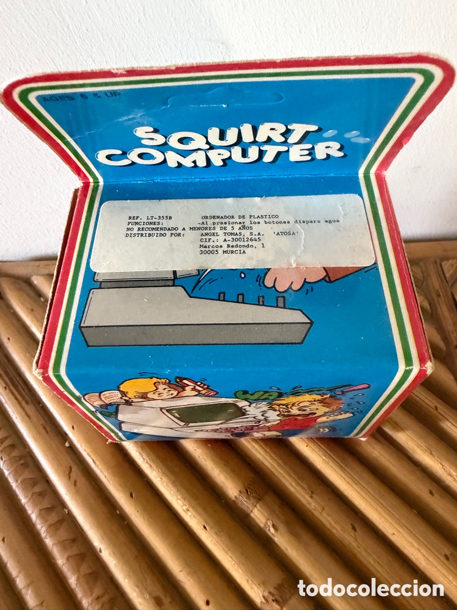 Antig&uuml;edades: Juguete antiguo squirt computer - Foto 2