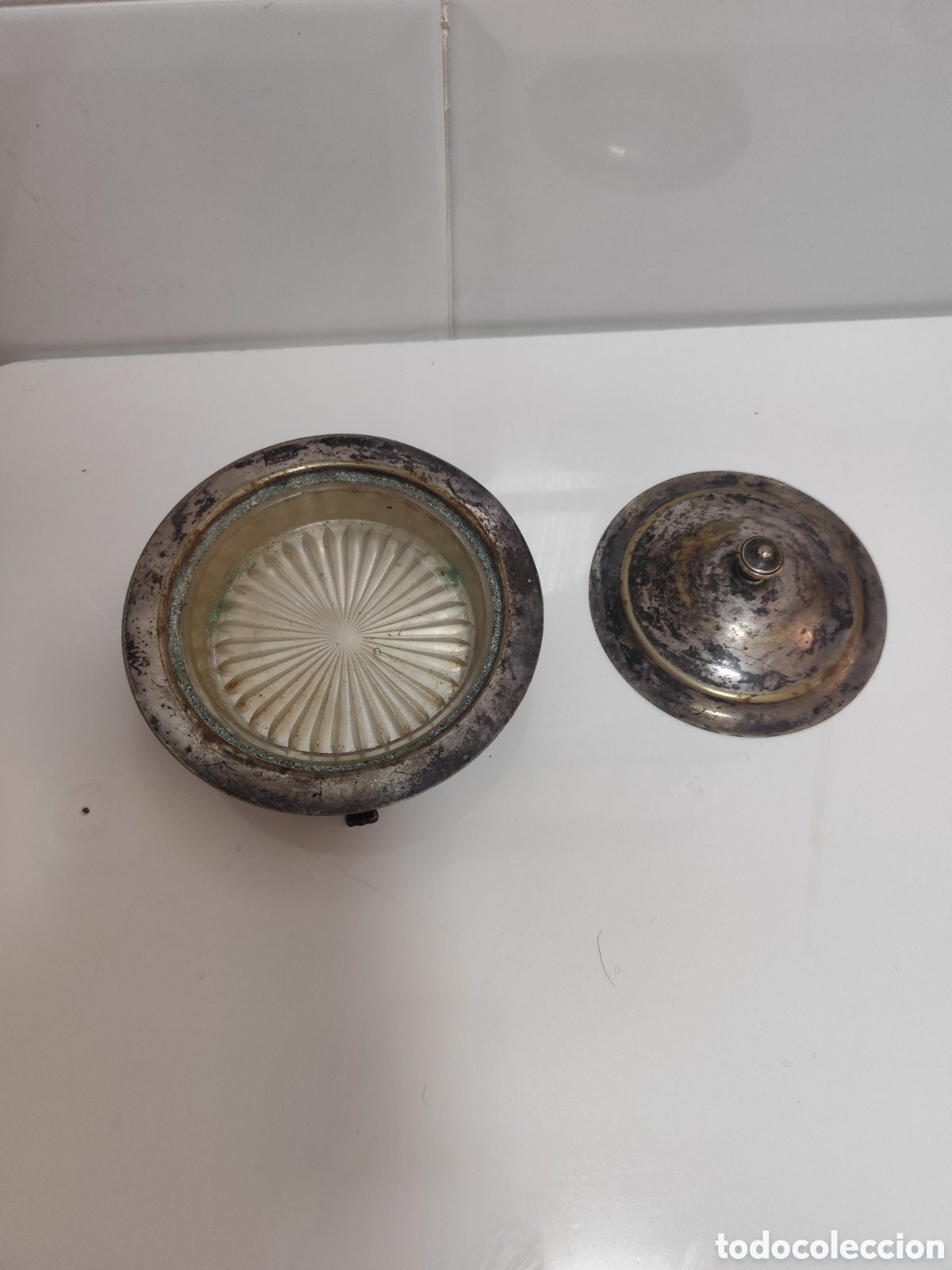 Antig&uuml;edades: Cuenco ba&ntilde;ado en plata - Foto 3